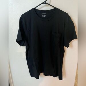 J. Crew pocket tee. Black. Size XL